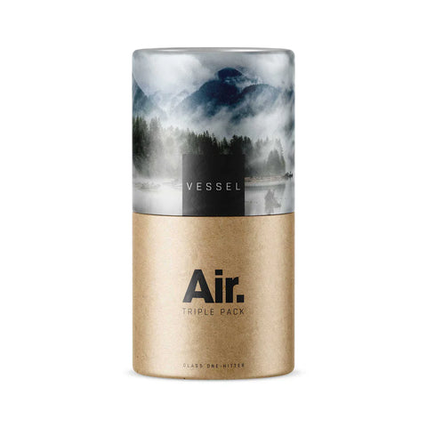 Vessel Air Glass One Hitters - 3 Pack - Lighter USA