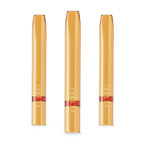 Vessel Air Glass One Hitters - 3 Pack - Lighter USA