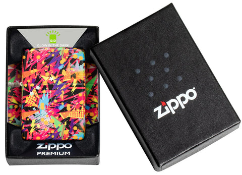 Zippo Lighter - Retro Glow In The Dark