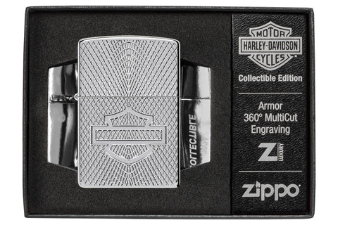 Zippo Lighter - Harley Davidson Deep Carve