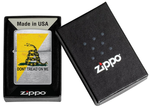 Zippo Lighter - Don't Tread On Me Gadsden Flag