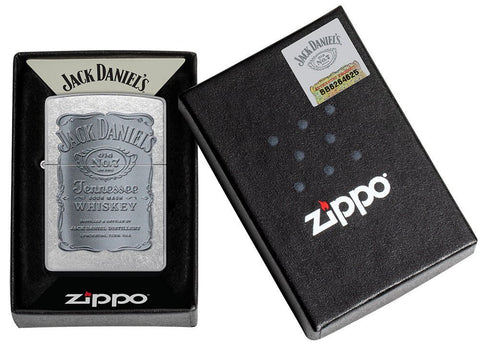 Zippo Lighter - Jack Daniel's Silver Logo