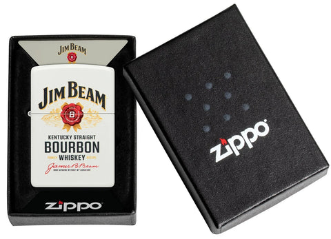 Zippo Lighter - Jim Beam Label Logo