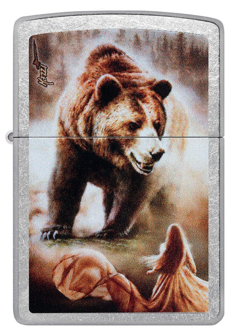 Zippo Lighter - Mazzi Grizzly Bear