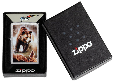 Zippo Lighter - Mazzi Grizzly Bear