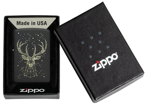 Zippo Lighter - Deer Constellation
