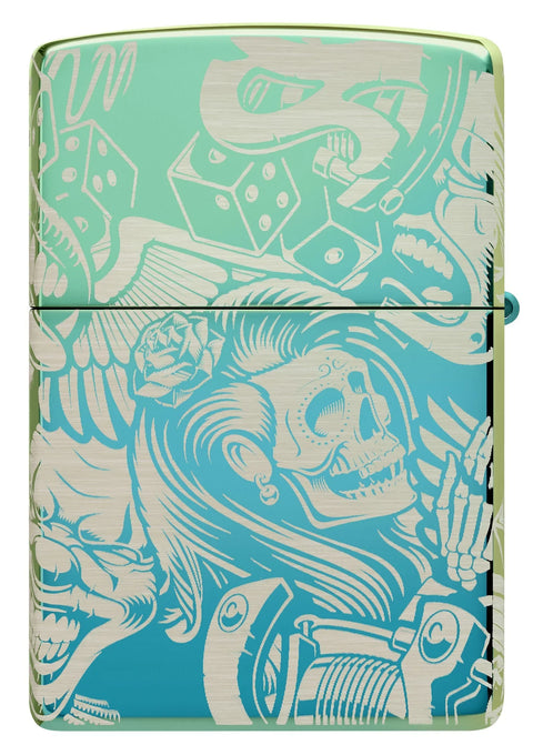 Zippo Lighter - Tattoo Theme