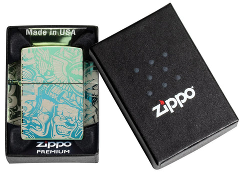 Zippo Lighter - Tattoo Theme