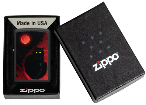 Zippo Lighter - Black Cat