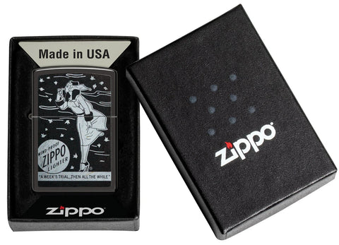 Zippo Lighter - Windy "A Week's Trail"