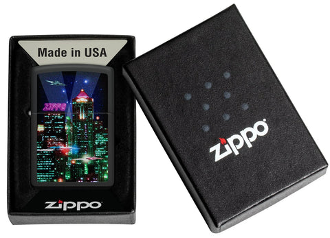 Zippo Lighter - Cityscape