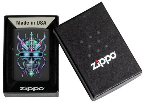 Zippo Lighter - Cyber Skull