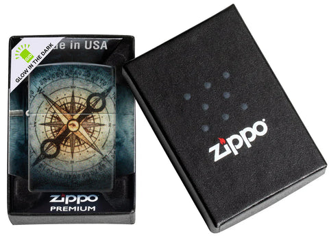 Zippo Lighter - Compass Ghost