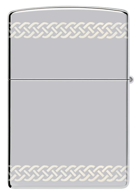 Zippo Lighter - Celtic Knot Clovers