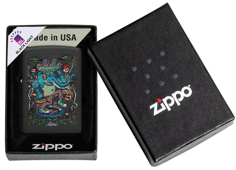 Zippo Lighter - Rick Rietveld Groovy Elephant