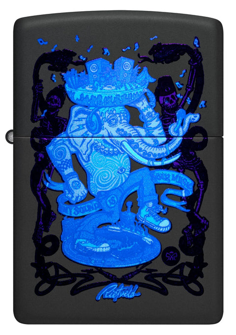 Zippo Lighter - Rick Rietveld Groovy Elephant