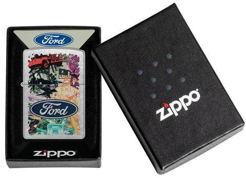 Zippo Lighter -Ford Collage