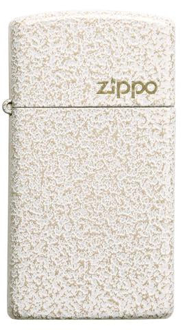 Zippo Lighter - Slim® Mercury Glass Zippo Logo - Lighter USA