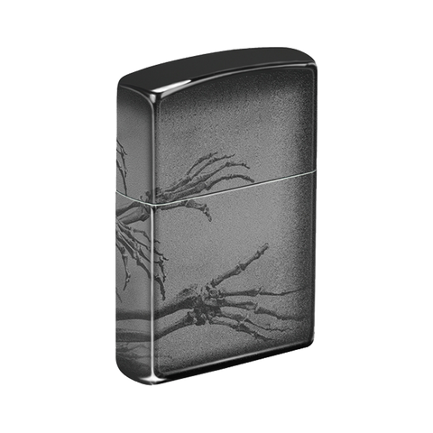 Zippo Lighter - Zombie Skeletons Black Finish - Lighter USA