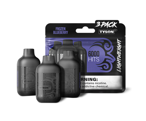 Tyson 2.0 Lightweight 6000 Hits 3 Pack Vape