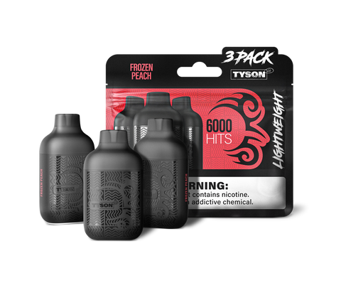 Tyson 2.0 Lightweight 6000 Hits 3 Pack Vape