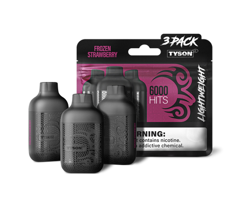 Tyson 2.0 Lightweight 6000 Hits 3 Pack Vape