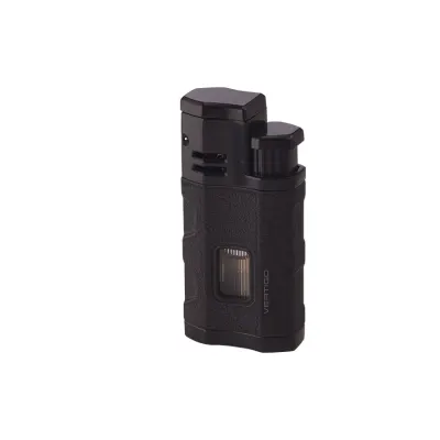 Vertigo Envoy Triple Torch Flame Lighter w/Cigar Punch - Lighter USA