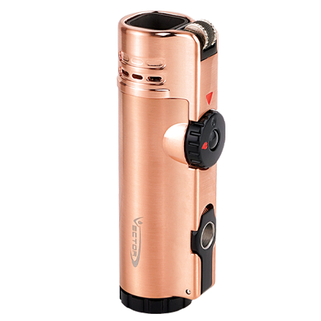 Vector Warcraft Quad Flame Torch Lighter with Cigar Punch
