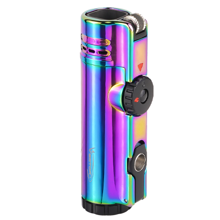 Vector Warcraft Quad Flame Torch Lighter with Cigar Punch