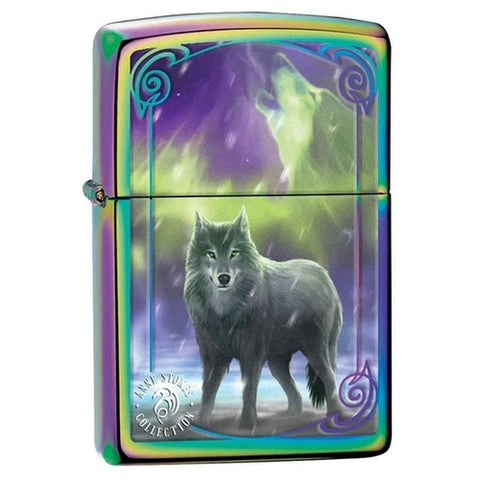 Zippo Lighter - Anne Strokes Wolf - Lighter USA