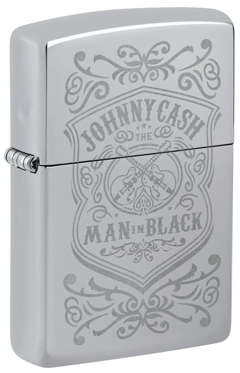 Zippo Lighter - Johnny Cash Lustre