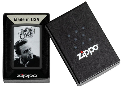 Zippo Lighter - Johnny Cash Portrait