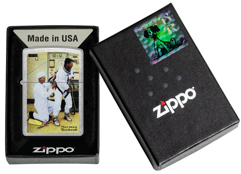 Zippo Lighter - Norman Rockwell "Astronaut"