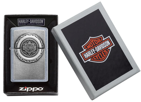 Zippo Lighter – Harley Davidson Motorcycle Wheel