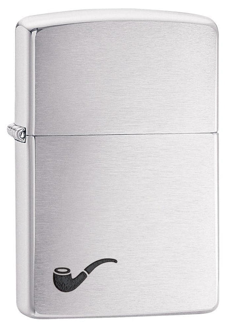 Zippo Lighter - Pipe Lighter Brushed Chrome - Lighter USA