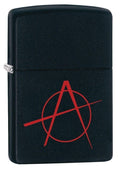 Zippo Lighter - Anarchy Black Matte - Lighter USA