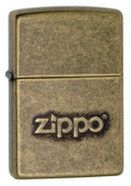 Zippo Lighter - Zippo Antique Stamp Antique Brass - Lighter USA