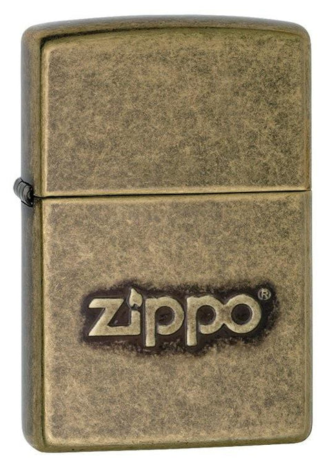 Zippo Lighter - Zippo Antique Stamp Antique Brass - Lighter USA