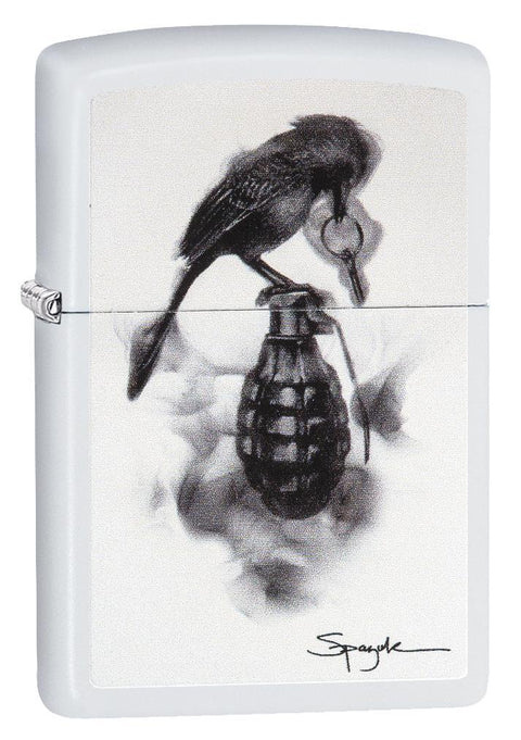 Zippo Lighter - Spazuk Raven - Lighter USA