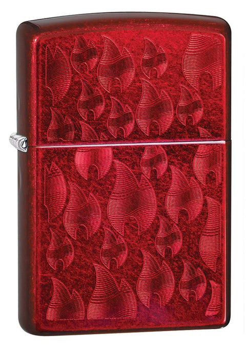 Zippo Lighter - Iced Zippo Flame Design - Lighter USA