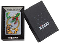 Zippo Lighter - Tiger vs. Chinese Dragon Street Chrome™ - Lighter USA