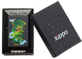 Zippo Lighter - Cloudy Dragon Black Matte - Lighter USA