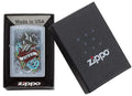 Zippo Lighter - Vintage Tattoo Street Chrome - Lighter USA