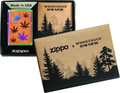 Zippo Lighter - WOODCHUCK USA Marijuana Leaves - Lighter USA