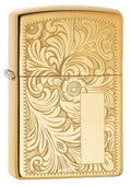 Zippo Lighter - Venetian Brass Finish - Lighter USA