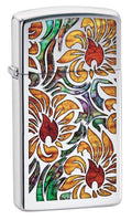 Zippo Lighter - Fusion Floral Design - Lighter USA