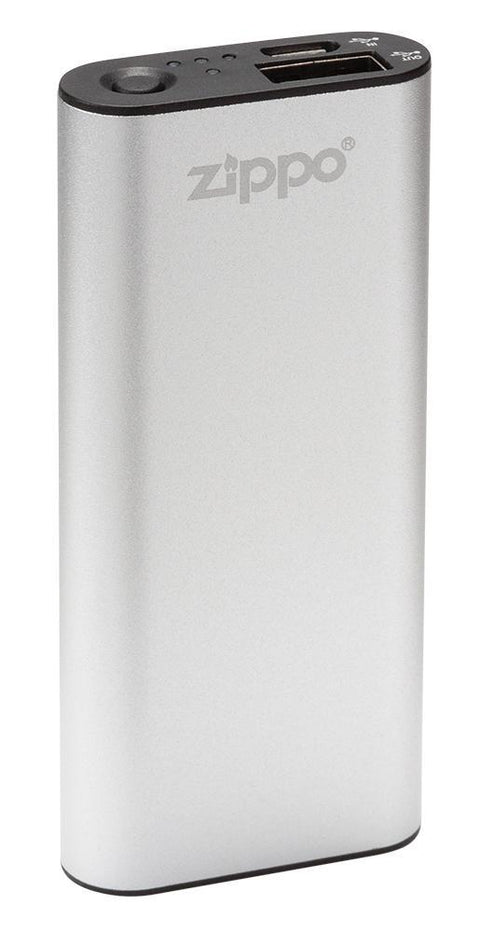 Zippo HeatBank 3 Rechargeable Hand Warmer - Silver - Lighter USA
