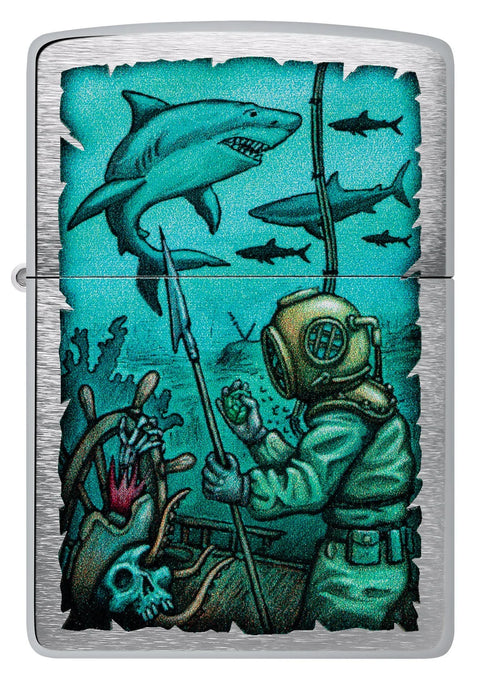 Zippo Lighter - Shark Nautical