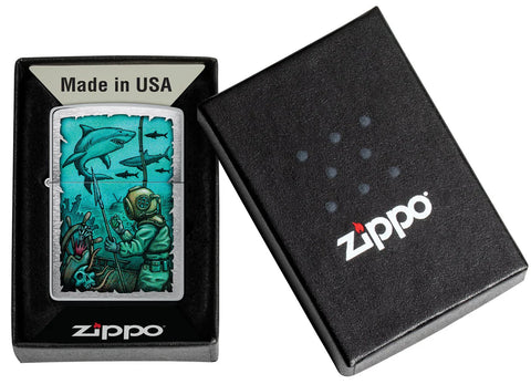 Zippo Lighter - Shark Nautical