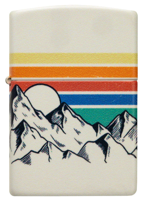 Zippo Lighter - Mountain Range w/ Colors